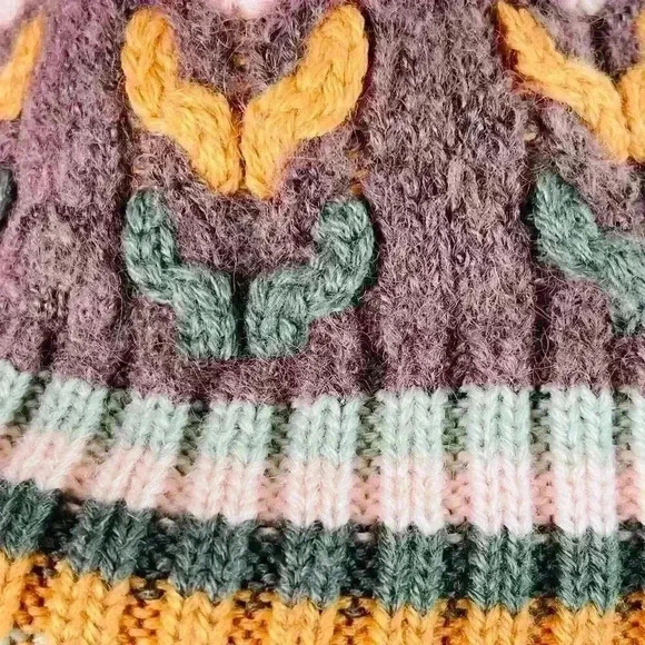 Listicle Knitted V-neck long sleeve Sweater - Picture 5 of 9